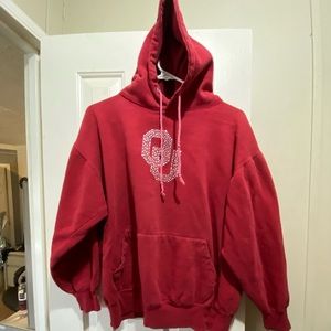 red OU hoodie